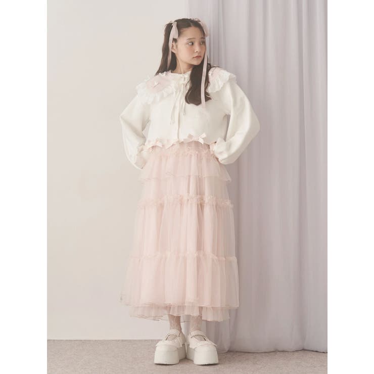 リボンたっぷりスナップカーディガン | merry jenny | 詳細画像16 