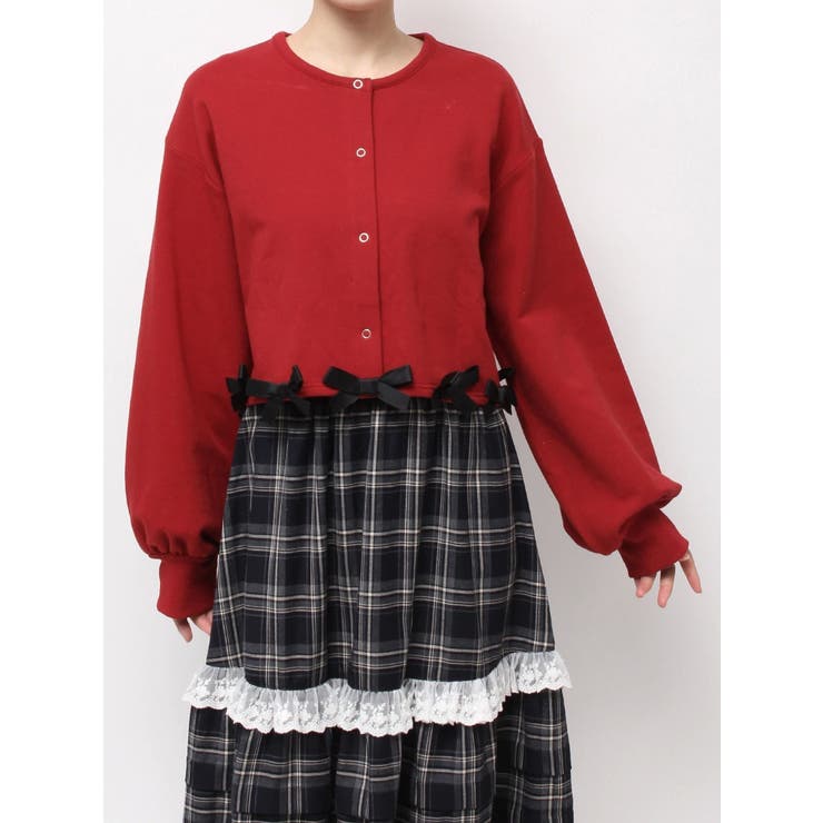 リボンたっぷりスナップカーディガン | merry jenny | 詳細画像29 