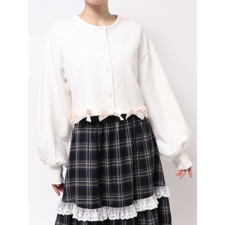 リボンたっぷりスナップカーディガン | merry jenny | 詳細画像30 