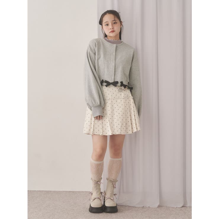 リボンたっぷりスナップカーディガン | merry jenny | 詳細画像7 