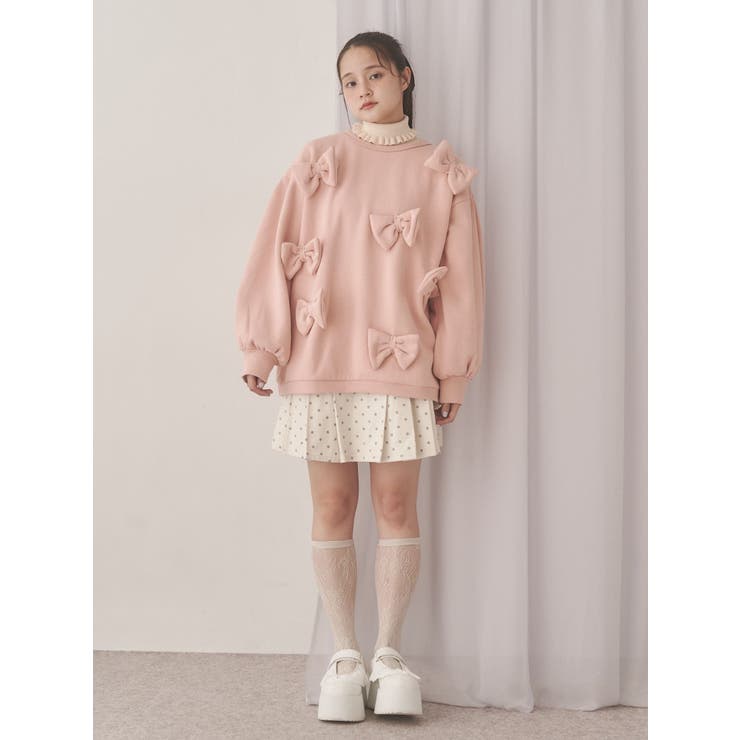 ぽんぽんリボンスウェット | merry jenny | 詳細画像10 