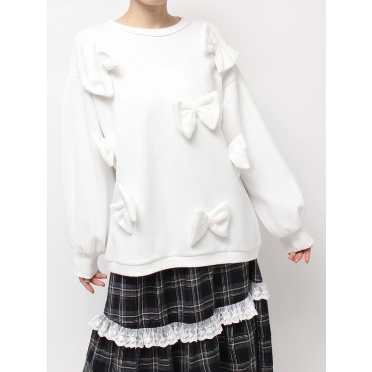 ぽんぽんリボンスウェット | merry jenny | 詳細画像26 