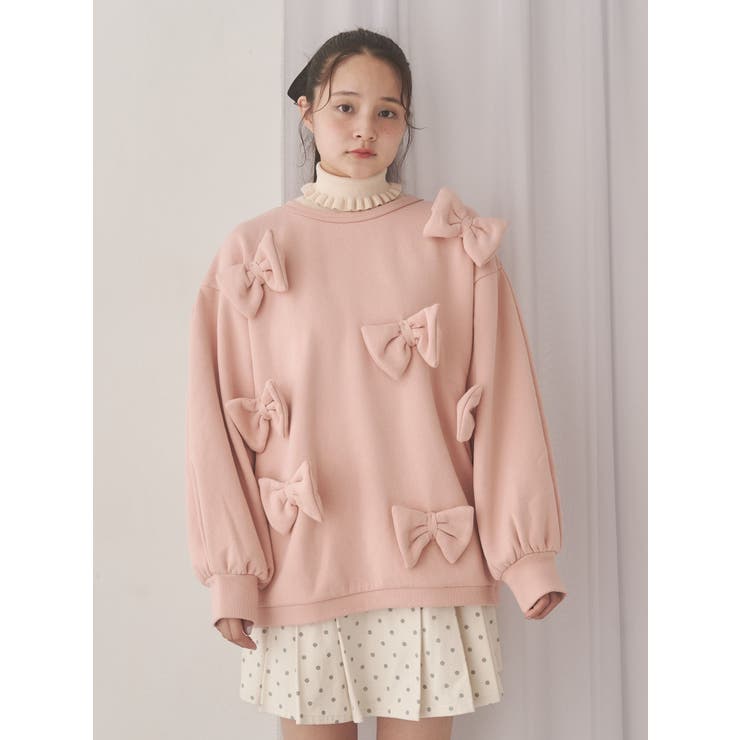 ぽんぽんリボンスウェット | merry jenny | 詳細画像7 