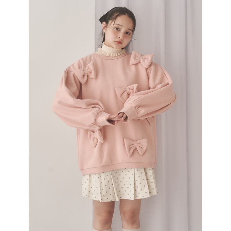 ぽんぽんリボンスウェット | merry jenny | 詳細画像8 