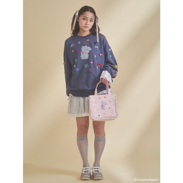 New Wave Sugar cat lace sweat | merry jenny | 詳細画像15 