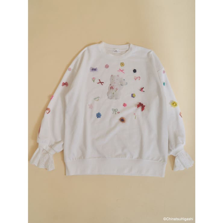 New Wave Sugar cat lace sweat | merry jenny | 詳細画像16 