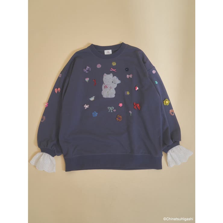 New Wave Sugar cat lace sweat | merry jenny | 詳細画像17 