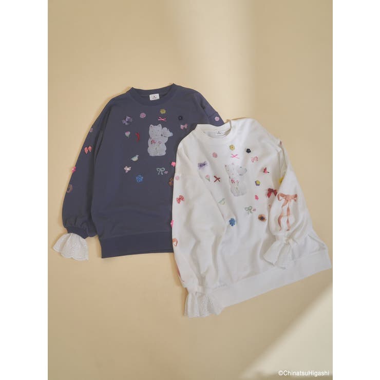 New Wave Sugar cat lace sweat | merry jenny | 詳細画像18 