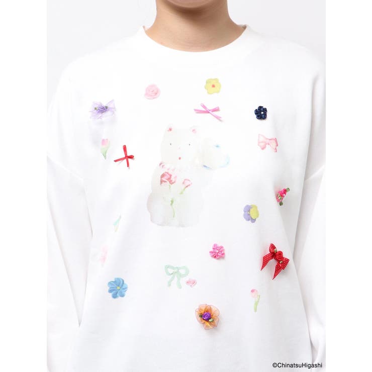 New Wave Sugar cat lace sweat | merry jenny | 詳細画像22 