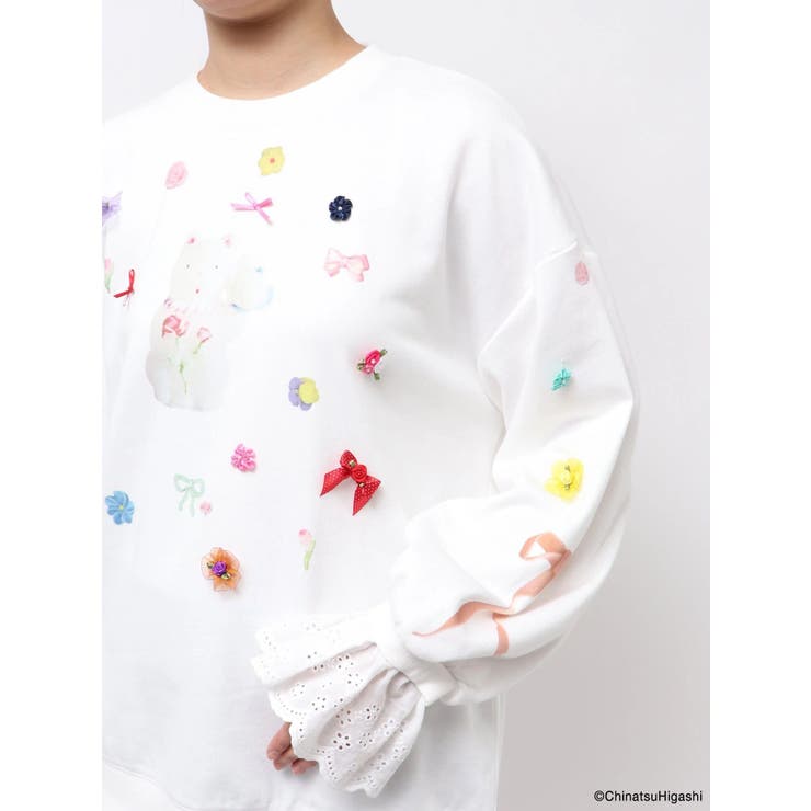 New Wave Sugar cat lace sweat | merry jenny | 詳細画像23 