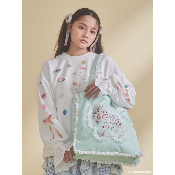 New Wave Sugar cat lace sweat | merry jenny | 詳細画像7 