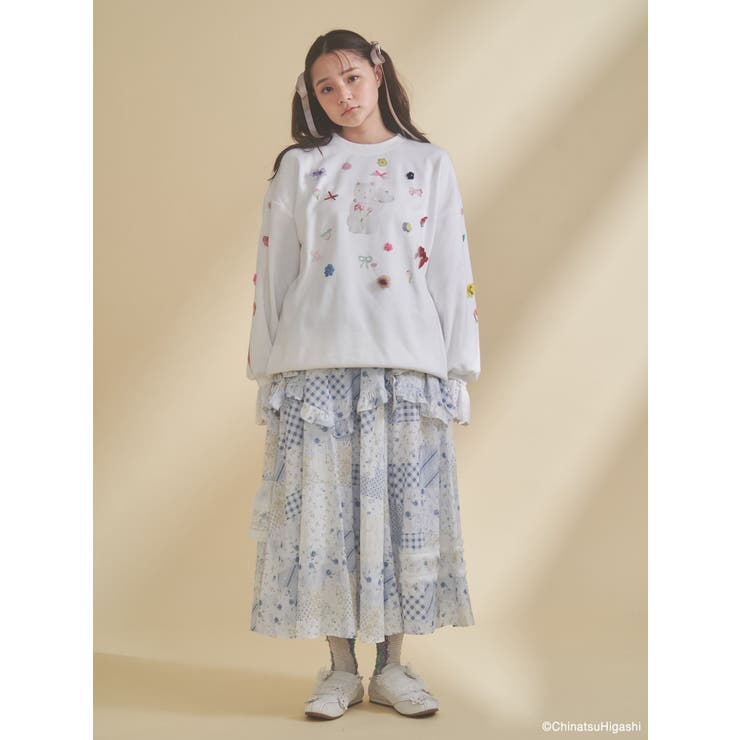 New Wave Sugar cat lace sweat | merry jenny | 詳細画像8 