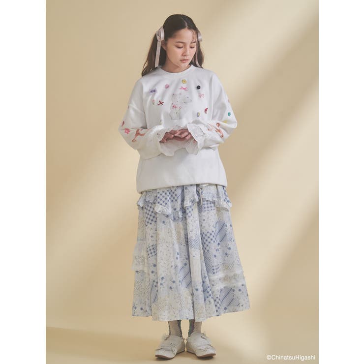 New Wave Sugar cat lace sweat | merry jenny | 詳細画像9 