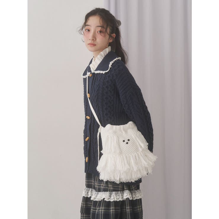 toggle button knit cardigan | merry jenny | 詳細画像10 