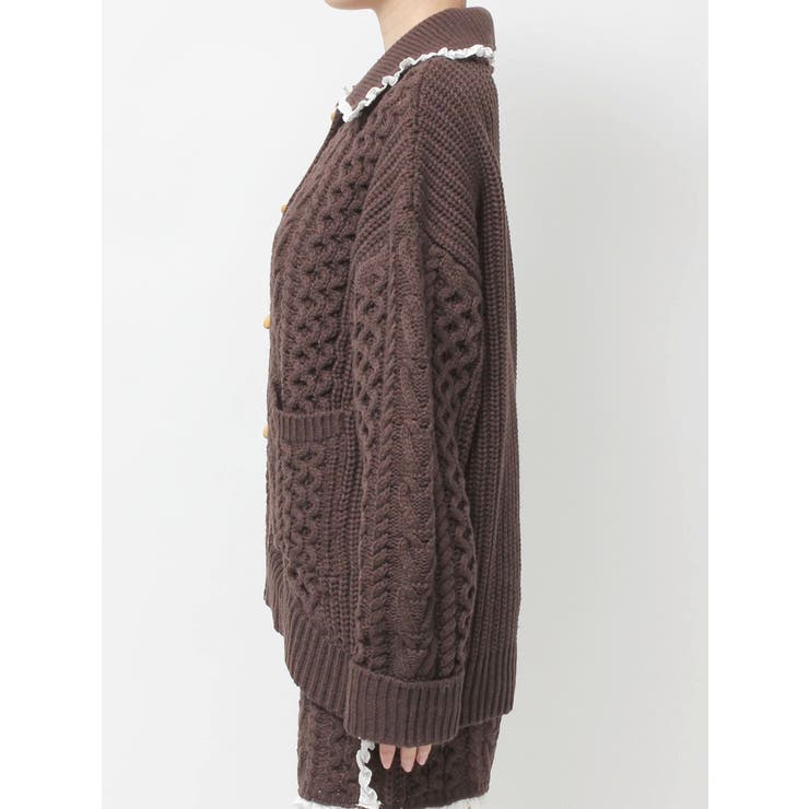 toggle button knit cardigan | merry jenny | 詳細画像21 