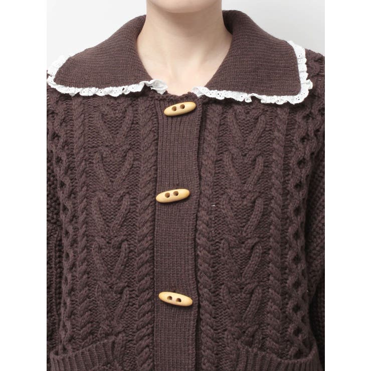toggle button knit cardigan | merry jenny | 詳細画像23 