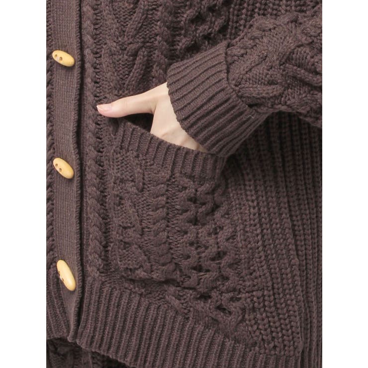 toggle button knit cardigan | merry jenny | 詳細画像25 