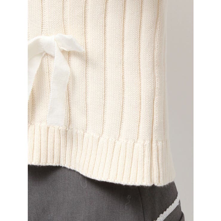 ribbon washed zip kinit | merry jenny | 詳細画像19 