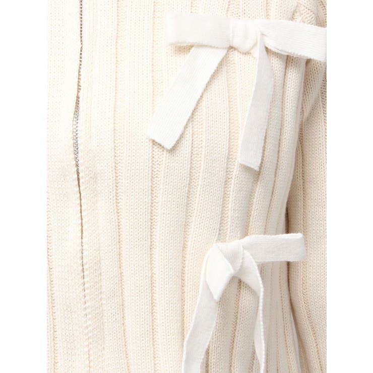 ribbon washed zip kinit | merry jenny | 詳細画像24 