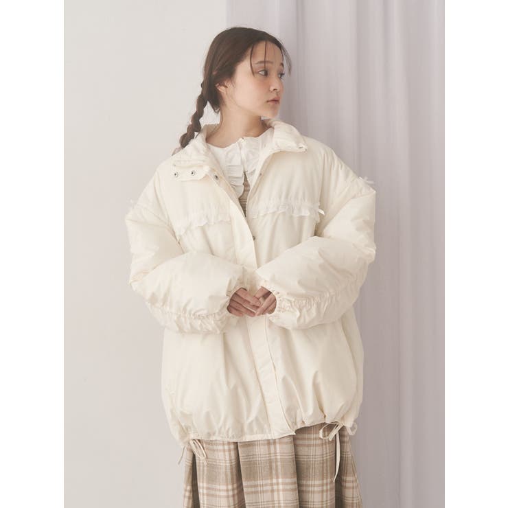 ribbonフリルパデットジャケット | merry jenny | 詳細画像13 