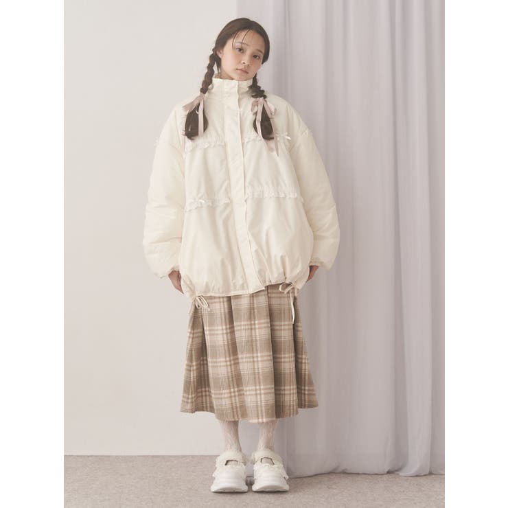 ribbonフリルパデットジャケット | merry jenny | 詳細画像14 