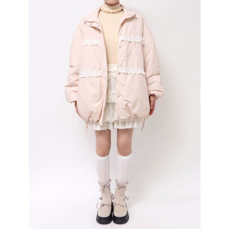 ribbonフリルパデットジャケット | merry jenny | 詳細画像26 