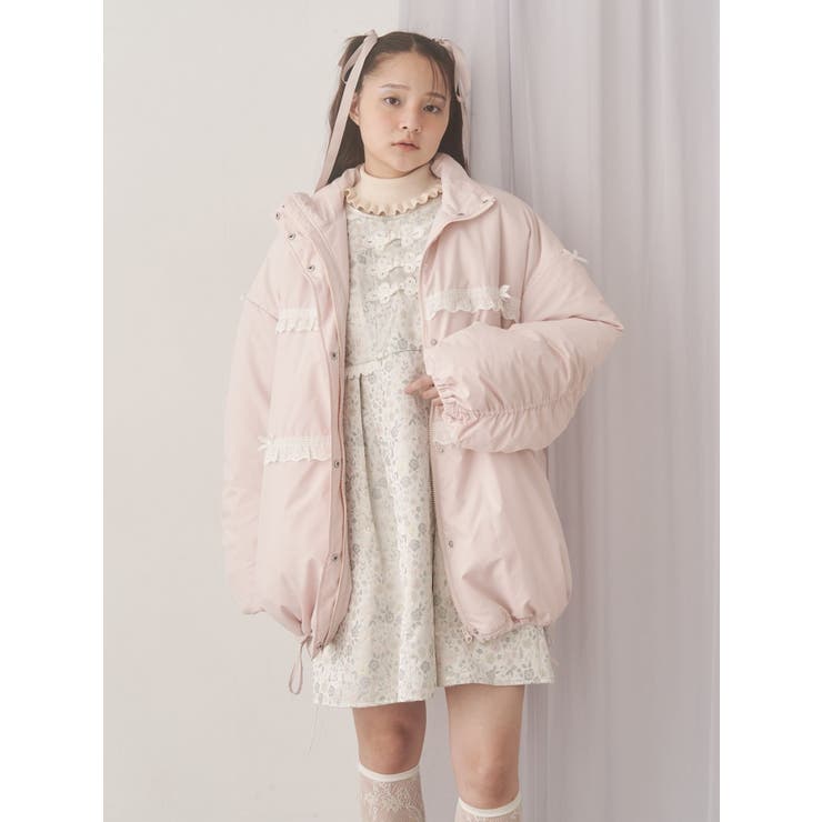 ribbonフリルパデットジャケット | merry jenny | 詳細画像5 