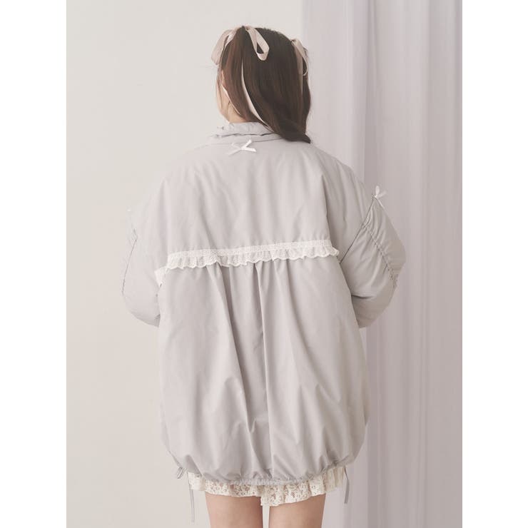 ribbonフリルパデットジャケット | merry jenny | 詳細画像9 