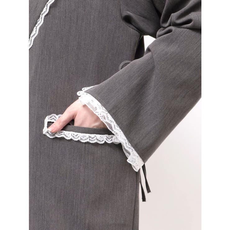 lace slit ribbon jacket | merry jenny | 詳細画像32 