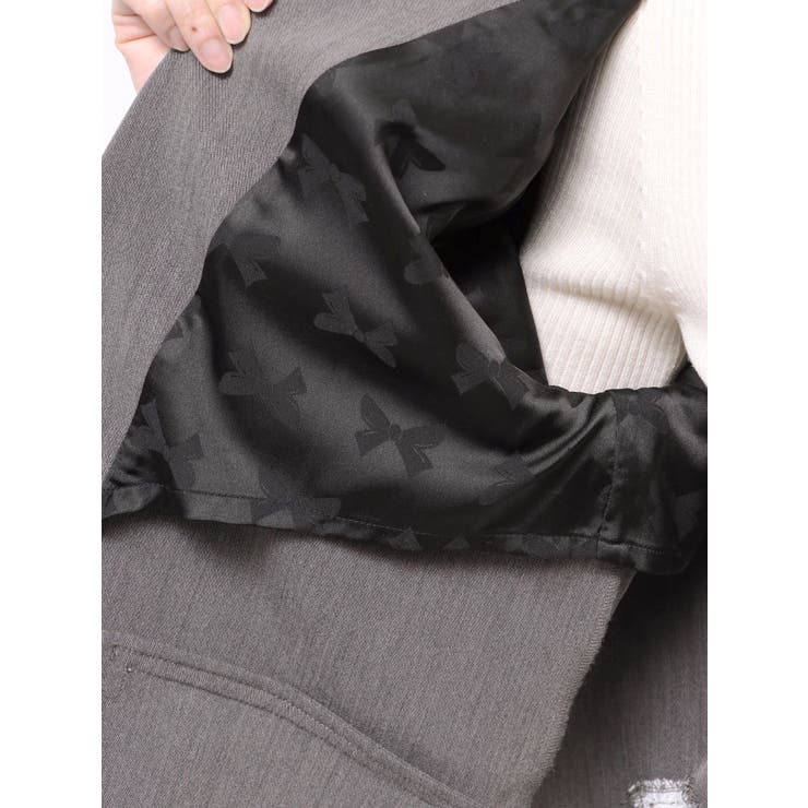 lace slit ribbon jacket | merry jenny | 詳細画像36 