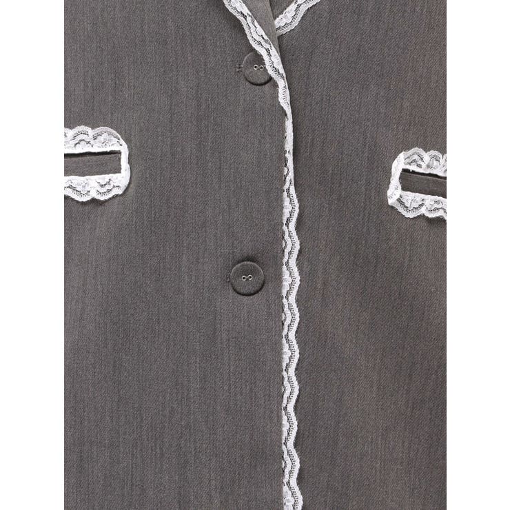 lace slit ribbon jacket | merry jenny | 詳細画像39 