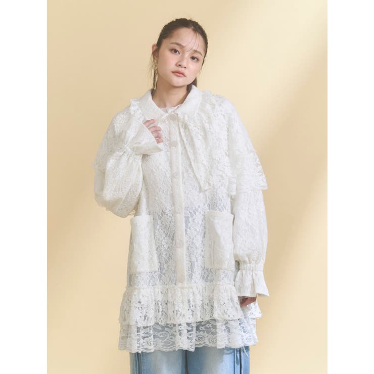 レースケープジャケット | merry jenny | 詳細画像3 