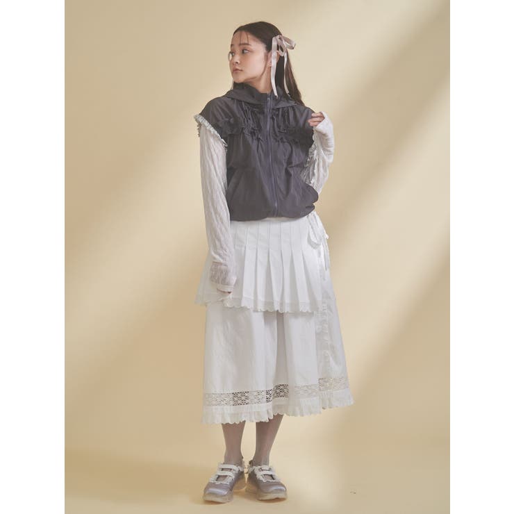frill nylon jacket | merry jenny | 詳細画像11 