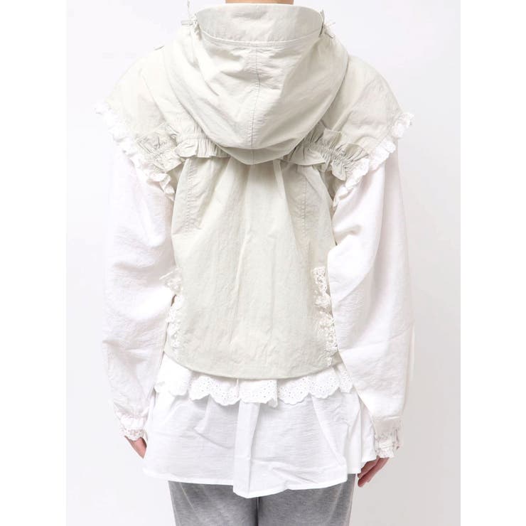 frill nylon jacket | merry jenny | 詳細画像18 