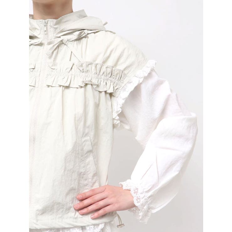 frill nylon jacket | merry jenny | 詳細画像20 