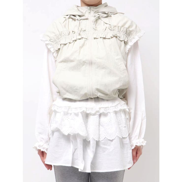 frill nylon jacket | merry jenny | 詳細画像25 