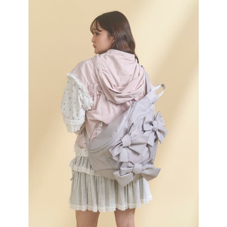 frill nylon jacket | merry jenny | 詳細画像3 