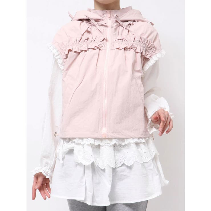 frill nylon jacket | merry jenny | 詳細画像31 