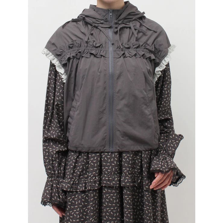 frill nylon jacket | merry jenny | 詳細画像35 
