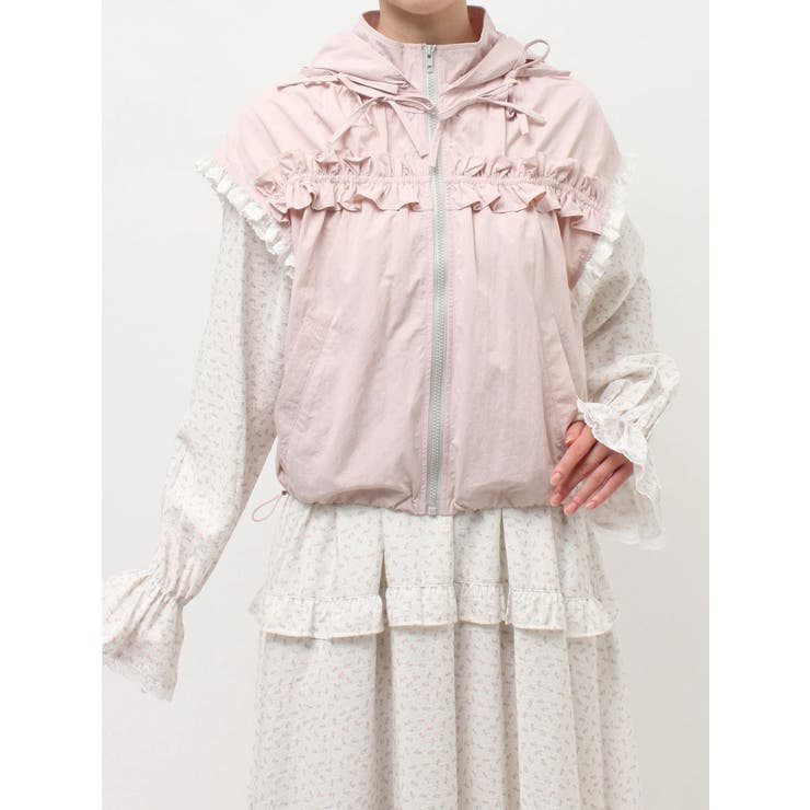 frill nylon jacket | merry jenny | 詳細画像36 