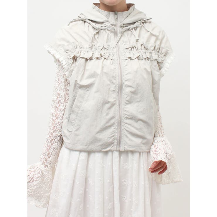 frill nylon jacket | merry jenny | 詳細画像39 