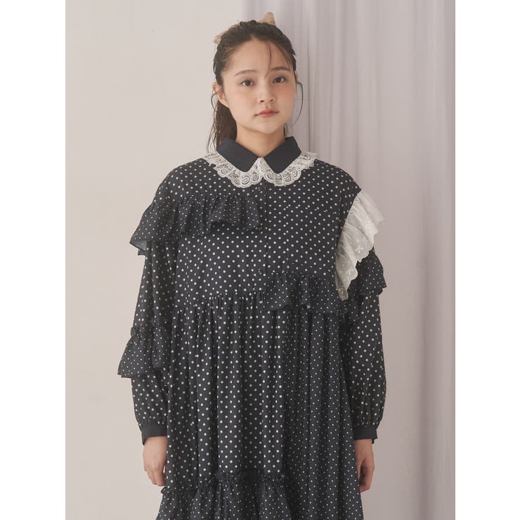 フリルドットデコレーションワンピース | merry jenny | 詳細画像11 