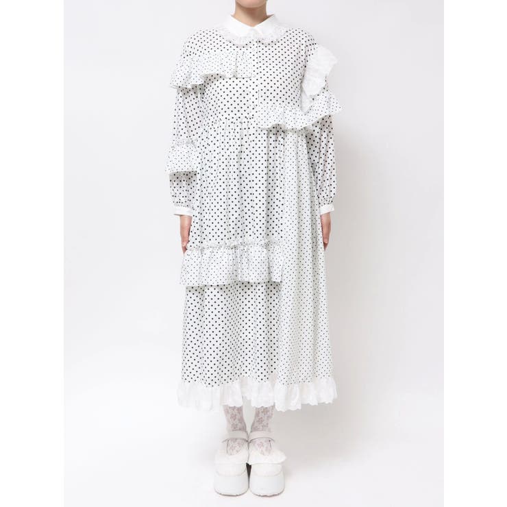 フリルドットデコレーションワンピース | merry jenny | 詳細画像17 
