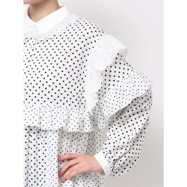 フリルドットデコレーションワンピース | merry jenny | 詳細画像21 