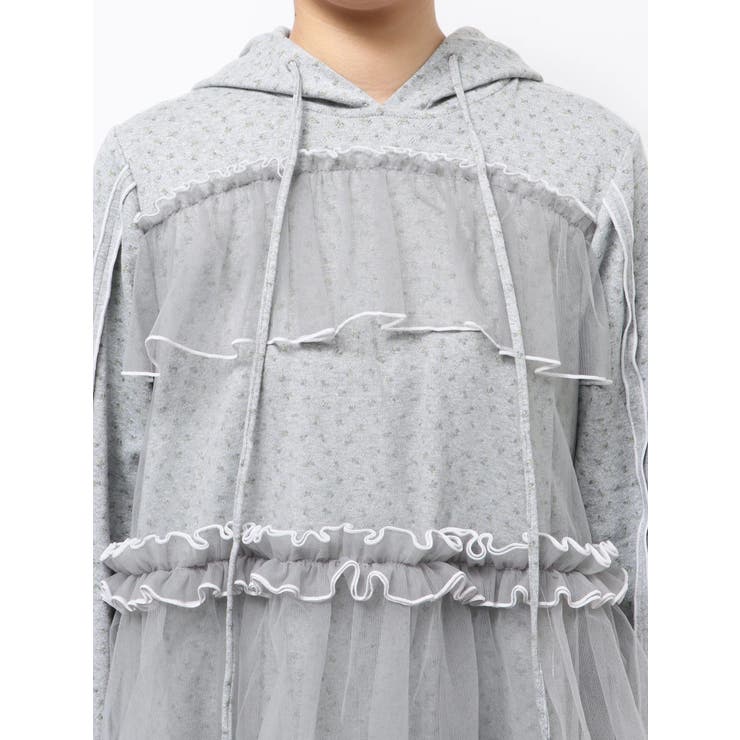 ミルキーアイレットチュールワンピース | merry jenny | 詳細画像21 