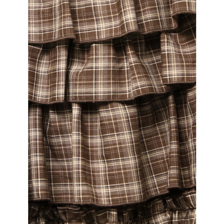 チェックホイップクリームミニワンピース | merry jenny | 詳細画像28 