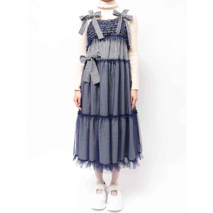 チュールリボンキャミワンピース | merry jenny | 詳細画像25 