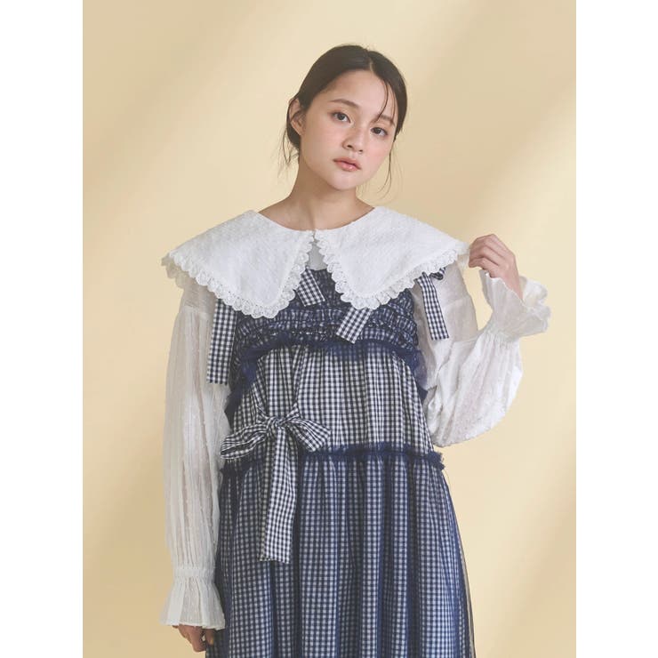 チュールリボンキャミワンピース | merry jenny | 詳細画像42 