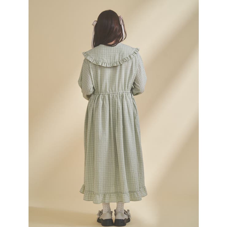 チェックフリルカラーワンピース | merry jenny | 詳細画像23 