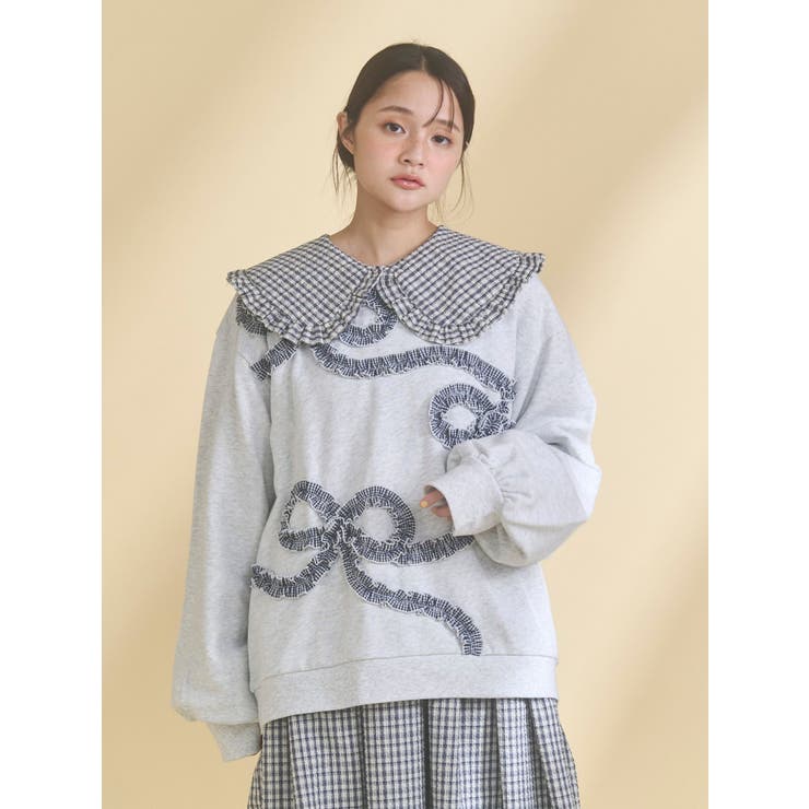 チェックフリルカラーワンピース | merry jenny | 詳細画像27 